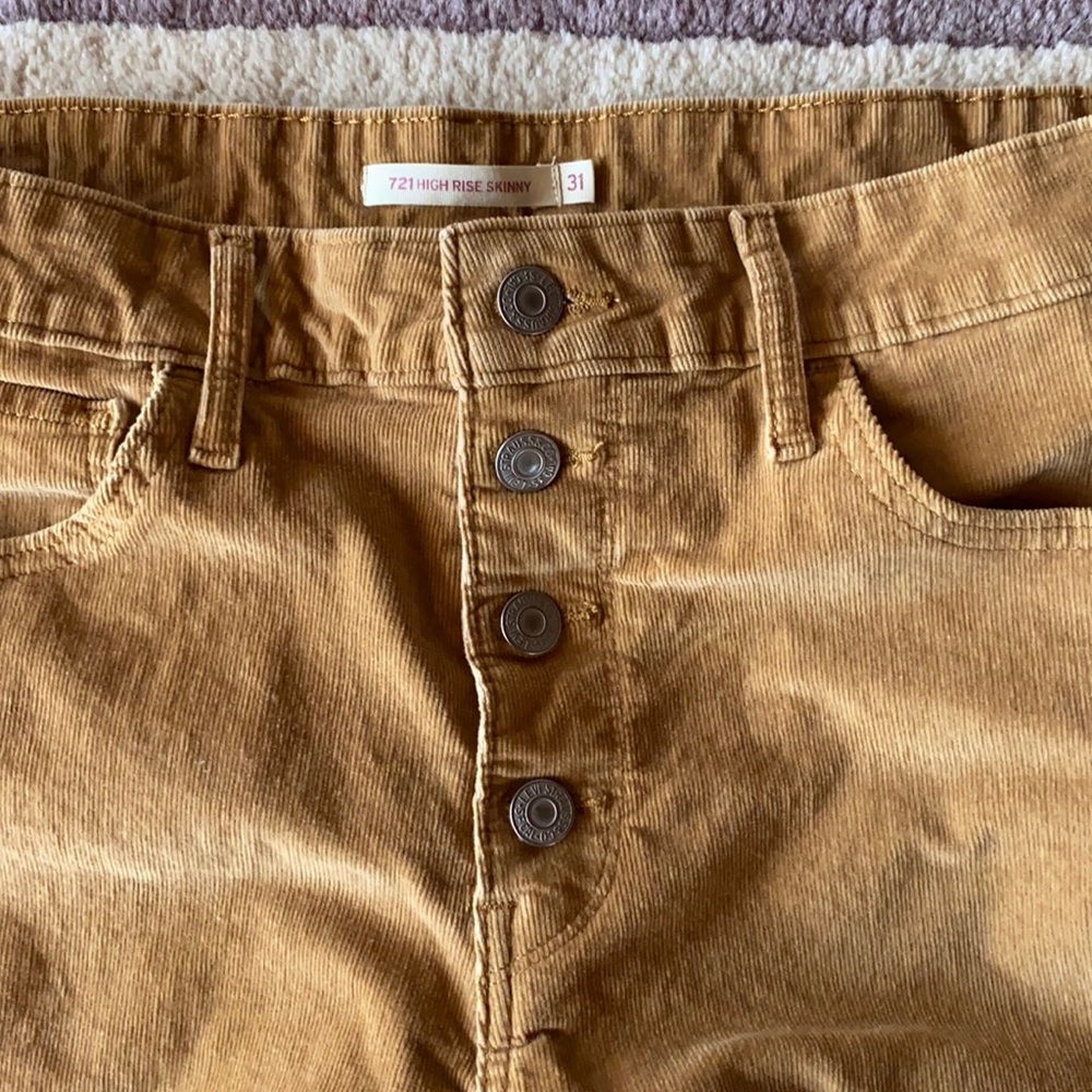 COPY - Women’s Levi’s 721 high rise skinny stretch corduroy pants